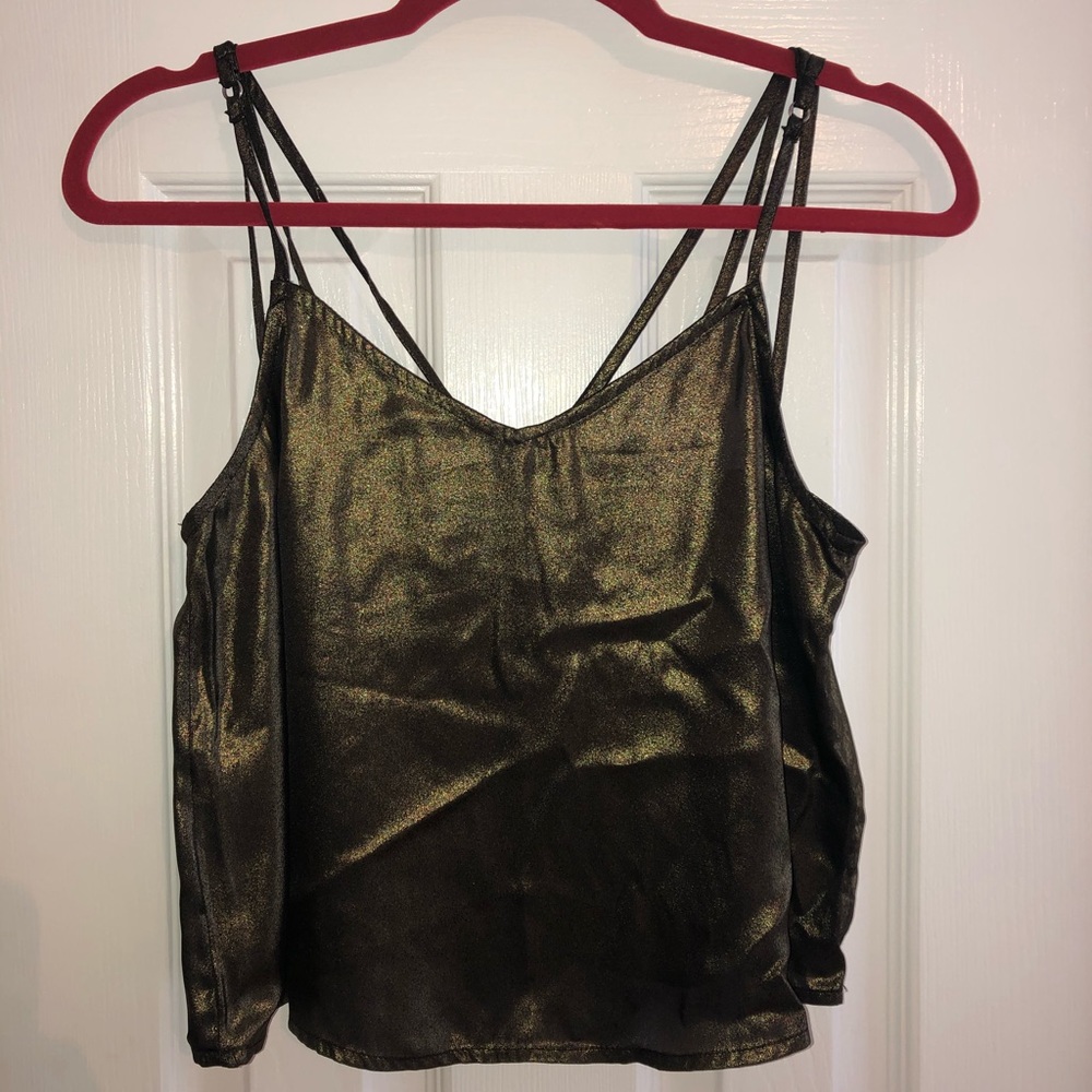 Abercrombie & Fitch Metallic Tank Top